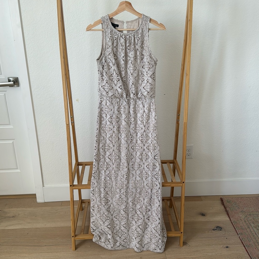lace overlay dress